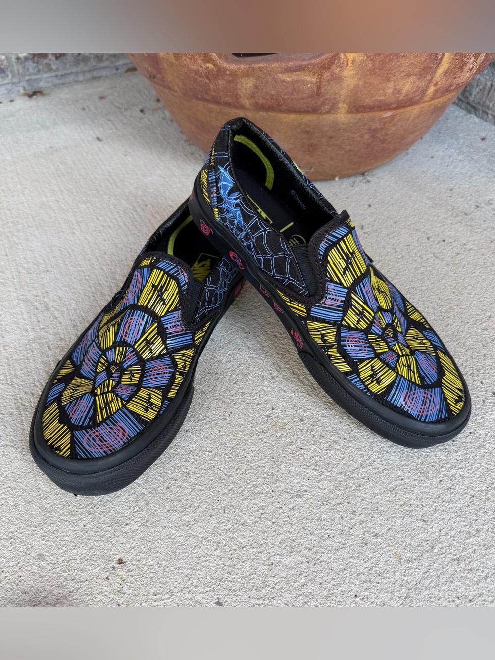 🍒💣 Vans NBC oogie boogie sk8 slip on sneakers